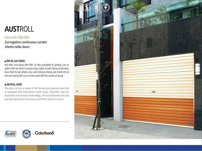 mau cua cuon austdoor dep